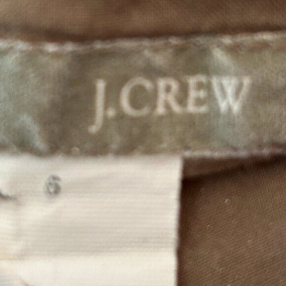 J Crew Floral Print Halter Mini Dress Size 6 Lined Pink and Brown - Picture 2 of 10